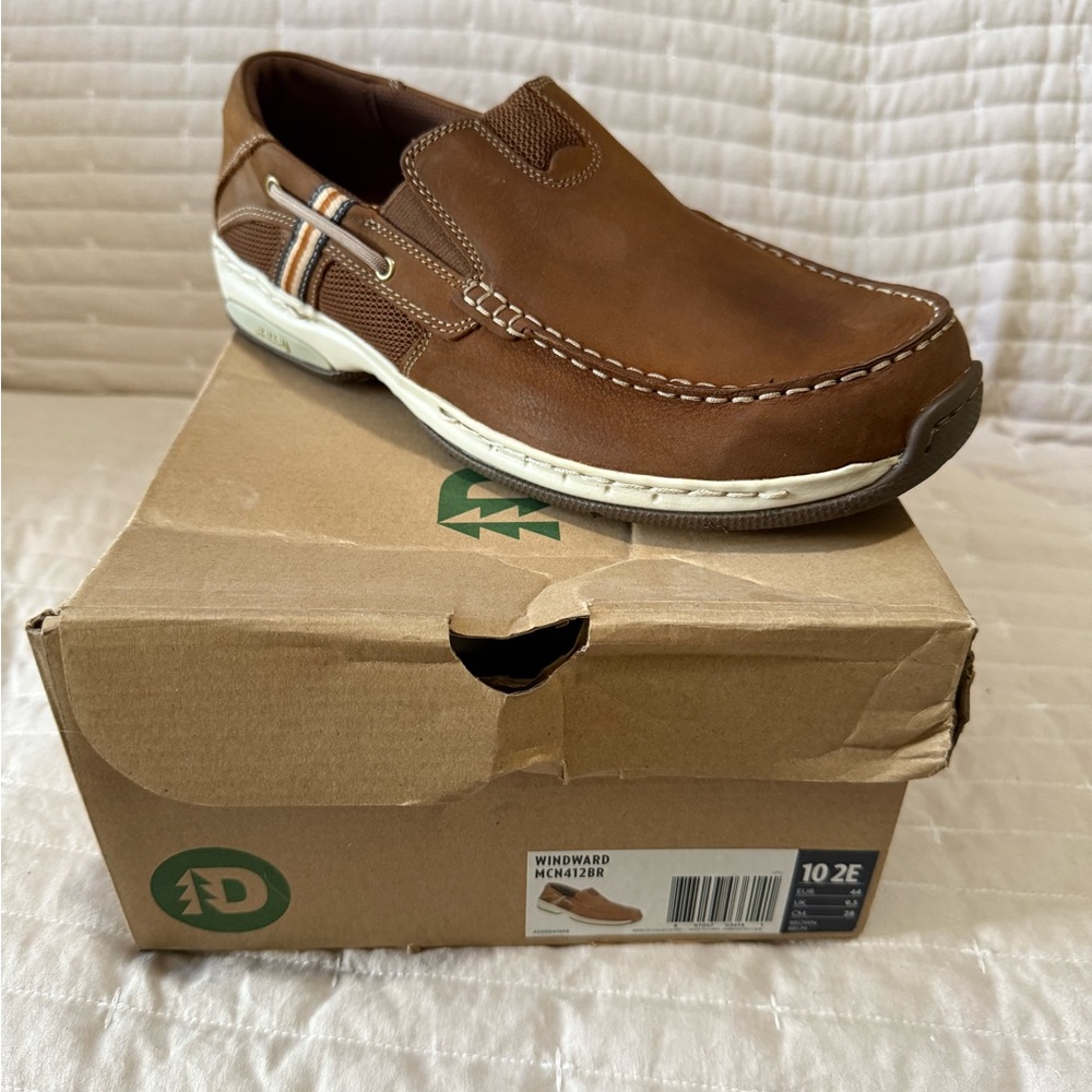 Dunham Tan Slip-On Loafers